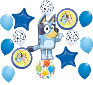 anagram blueys birthday party supplies balloon bouquet decorations