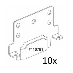 Bed Frame Metal Mounting Part # 116791 (10 Pack) for IKEA Furniture fit Hemnes Malm Brimnes