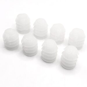 replacementscrews plastic sleeve insert compatible with ikea part 102267 (malm bed frames) (pack of 8)