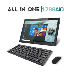 IVIEW 1786AIO All in One Computer IPS 1920 x 1080 Touch Screen, Intel Celeron, 4GB RAM, 64GB Storage (Supports HHD) WiFi