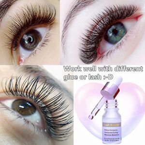 Eyelash Extension Primer Super Glue Bonder Instant Cure & Maximize Lash Adhesive Retention More 30% Prevent Eye Lashes Glue Allergic Reaction, 10ml Bond for Lash Extensions (super lash bonder)