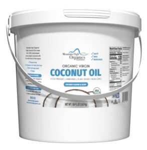 certfied organic virgin coconut oil 1/128oz