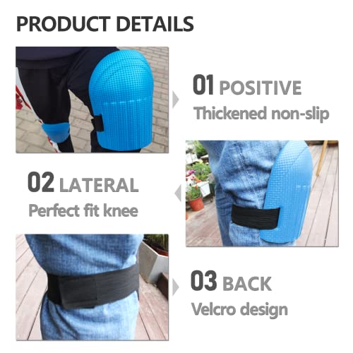 XINGJUHUI Gardening Knee Pads And Garden Gloves， Lightweight EVA Foam Kneeling Pads Suitable for Gardening, Housework, Flooring, And Basically Any Situation That Required To Be On Your Knees.