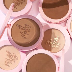 Mally Beauty Soft as Silk Powder Foundation - Medium - Buildable Light to Medium Coverage - Lightweight Matte Finish