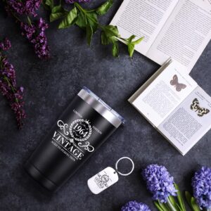 SpenMeta 60th Birthday Gifts for Men - 60 Year Old Ideas Gifts for Men, Dad - Unique Great Wedding Anniversary for Couple - Vintage 1964 Tumbler Cup