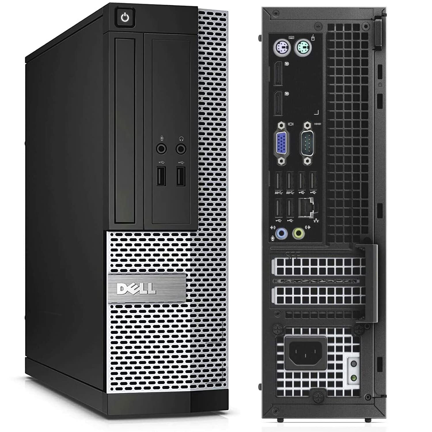 Dell OptiPlex 7020 Computer Desktop PC, Intel Core i7, 8GB RAM, 500GB HDD, MTG New 22 inch LED Monitor, RGB Speaker and Keyboard Mouse, WiFi, Windows 10 Pro (Renewed)