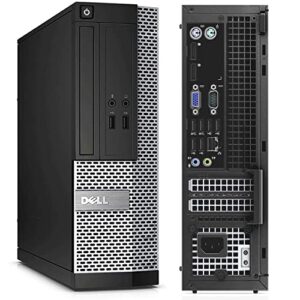 Dell OptiPlex 7020 Computer Desktop PC, Intel Core i5, 8GB RAM, 1TB HDD, MTG New 22 inch LED Monitor, RGB Speaker and Keyboard Mouse, WiFi, Windows 10 Pro (Renewed)