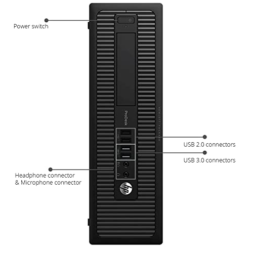 HP Elite 800G1 Desktop Computer PC, Intel Core i7 4th Gen Processor, 16GB RAM, 1TB HDD, MTG New 22 inch Monitor, RGB Speaker and Keyboard Mouse, WiFi Windows 10 Pro 64-Bit (Renewed)