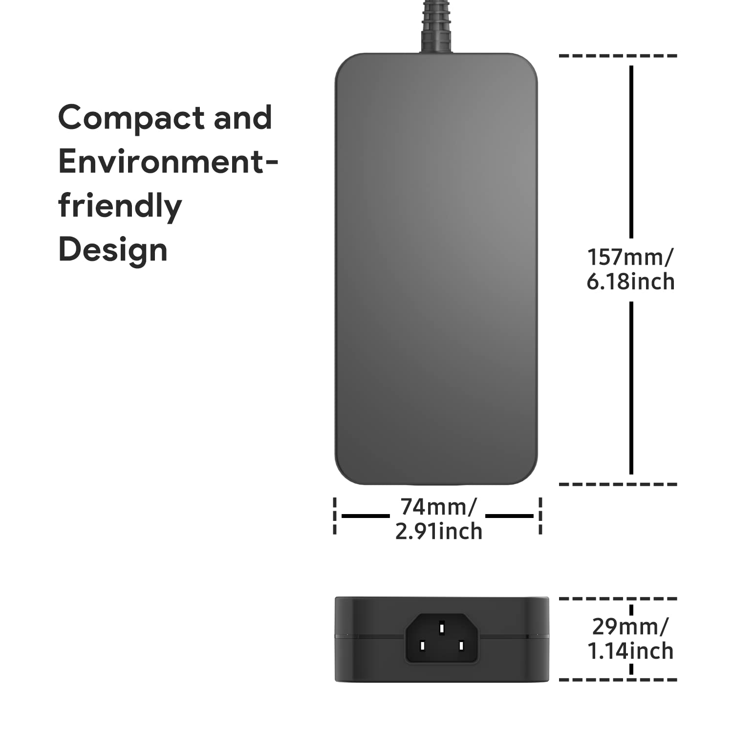 HKY 24V 180W Ac Dc Adapter Charger Compatible with Jackery Portable Power Station Explorer 1000 1002Wh Solar Generator Replacement Power Supply Adapter Charger