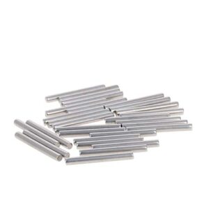 bettomshin 100pcs 0.08" x 0.71" (dxh) 304 stainless steel dowel pin cylindrical dowel pins 2x18mm shelf pegs for metal devices furniture installation wood bunk bed support shelves silver tone