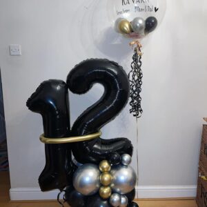 40 Inch Black 10 Number Balloons Giant 10 Balloons Black Birthday Balloons 10th Birthday Anniversary Events Party Decorations Supplies