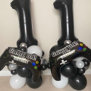 40 Inch Black 10 Number Balloons Giant 10 Balloons Black Birthday Balloons 10th Birthday Anniversary Events Party Decorations Supplies