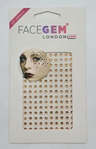 150 pcs gold face gems adhesive glitter jewel tattoo sticker festival rave party body make up - z1kaz08gol