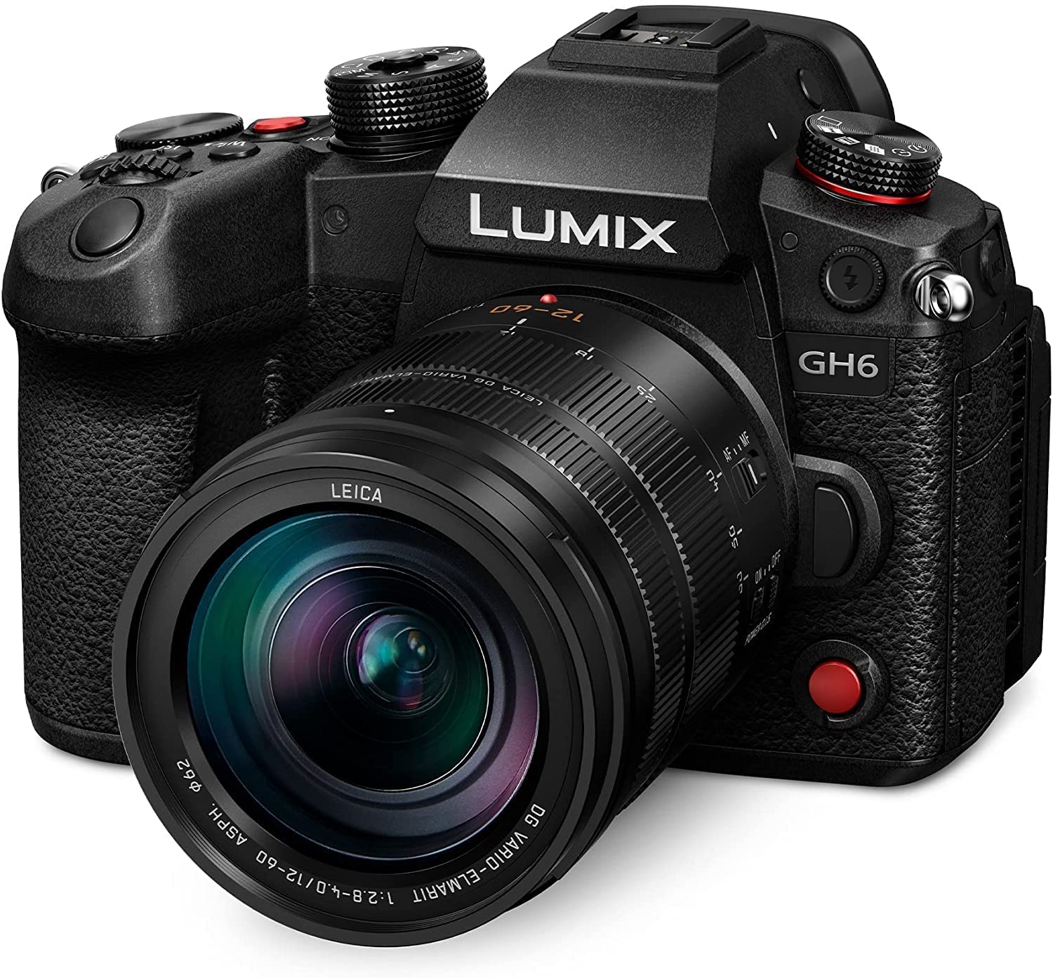 Panasonic Lumix GH6 Mirrorless Camera with 12-60mm f/2.8-4 Lens & Advanced Accessory and Travel Bundle | DC-GH6LK | Extended 3 Years Panasonic Warranty