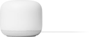 google nest wifi ac1200 add-on point range extender - snow (1600 sq ft coverage) (renewed)