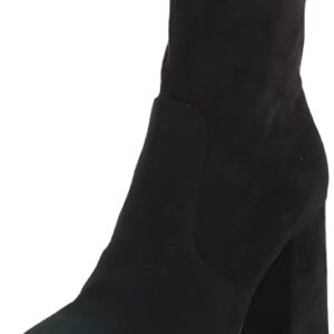 Madden Girl Women's Swift Fashion Boot, Black Fabric, 6