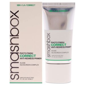 photo finish correct anti-redness makeup primer - reduce the look of redness and calm stressed skin - standard, 1.01 fl oz