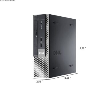 Dell Optiplex 9020 USFF PC, Intel Core i7-4770S, 16GB Ram, 1TB SSD WiFi, DVD-RW, 24 LCD, Windows 10 Pro (Renewed)