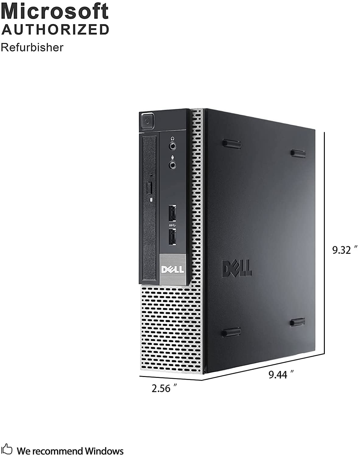 Dell Optiplex 9020 USFF PC, Intel Core i7-4770S, 16GB Ram, 1TB SSD WiFi, DVD-RW, 24 LCD, Windows 10 Pro (Renewed)