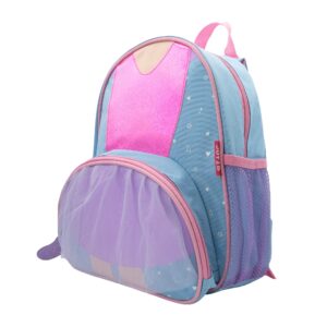 joy2b toddler backpack for girls and boys - ballerina backpack for girls and boys - kids backpack for school camp travel - preschool backpack with water bottle holder - brilliant ballerina
