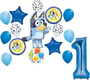 anagram blueys 1st birthday party supplies balloon bouquet decorations