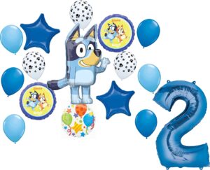 anagram blueys 2nd birthday party supplies balloon bouquet decorations