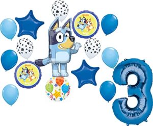 anagram blueys 3rd birthday party supplies balloon bouquet decorations