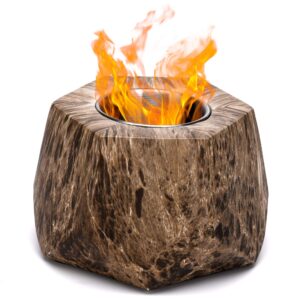 tabletop rubbing alcohol fireplace indoor outdoor fire pit portable fire concrete bowl pot fireplace