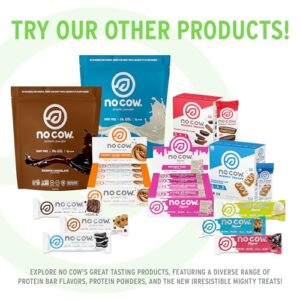 No Cow Dipped High Protein Bars, 21g Plant Based Vegan Protein, Keto Friendly, Low Sugar, Low Carb, Low Calorie, Gluten Free, Naturally Sweetened, Dairy Free, Non GMO, Kosher, Sampler Pack, 12 Pack