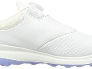 ECCO Women's Biom Hybrid 3 BOA Hydromax Water Resistant Golf Shoe, White/White, 7-7. 5