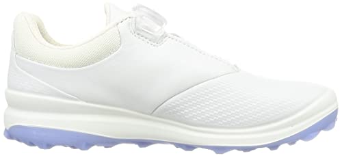 ECCO Women's Biom Hybrid 3 BOA Hydromax Water Resistant Golf Shoe, White/White, 7-7. 5