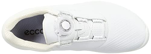 ECCO Women's Biom Hybrid 3 BOA Hydromax Water Resistant Golf Shoe, White/White, 7-7. 5