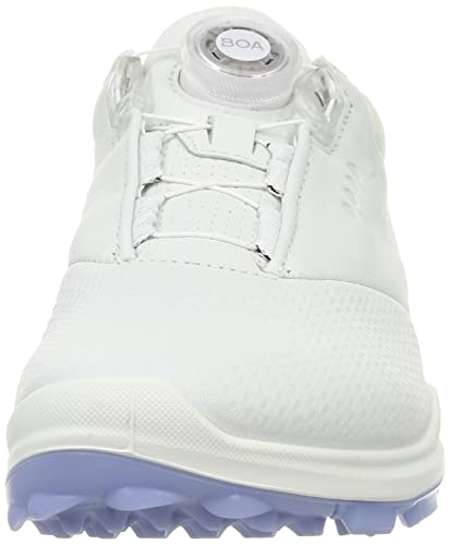 ECCO Women's Biom Hybrid 3 BOA Hydromax Water Resistant Golf Shoe, White/White, 7-7. 5