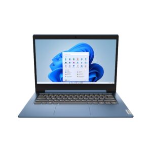 lenovo ideapad 1 laptop, 14.0" hd display, intel celeron n4020, 4gb ram, 64gb storage, intel uhd graphics 600, windows 11 in s mode, ice blue (renewed)