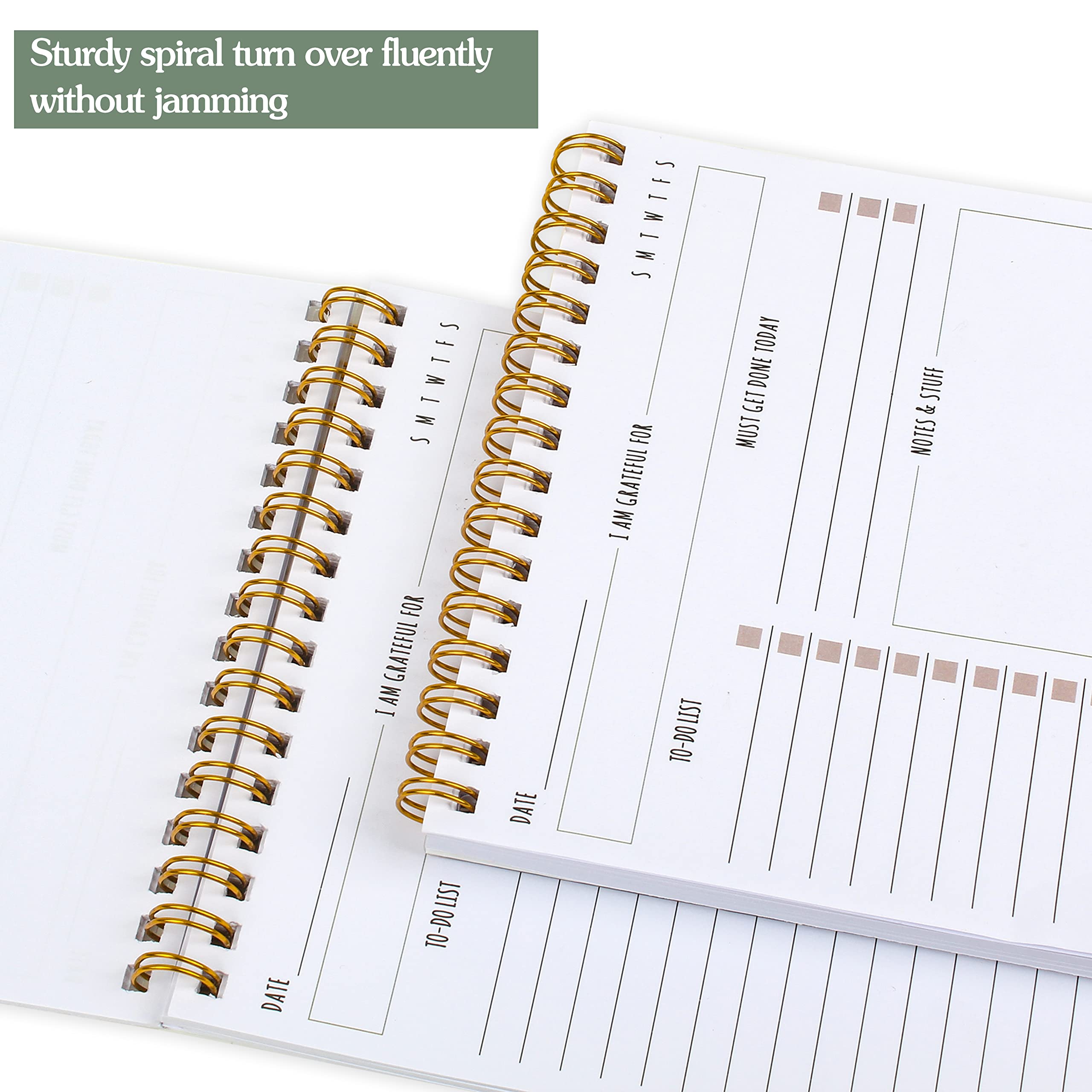 To Do List Notepad 52 Sheets Tear Off Daily Planner,5.8" x 8.4" Organizing To-do Notepads