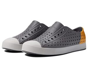 native shoes jefferson block dublin grey/mist grey/trip block men's 8, women's 10 medium