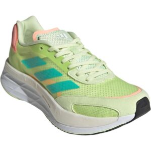 adidas Adizero Boston 10 Running Shoe - Women's Almost Lime/Mint Rush/Light Flash Orange, 9.5