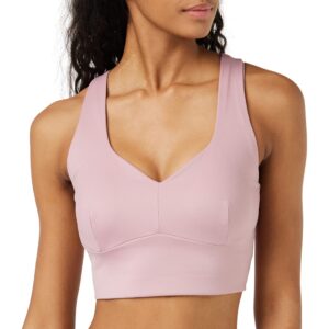 core 10 women's nearly naked corset sports bra, mauve, x-large