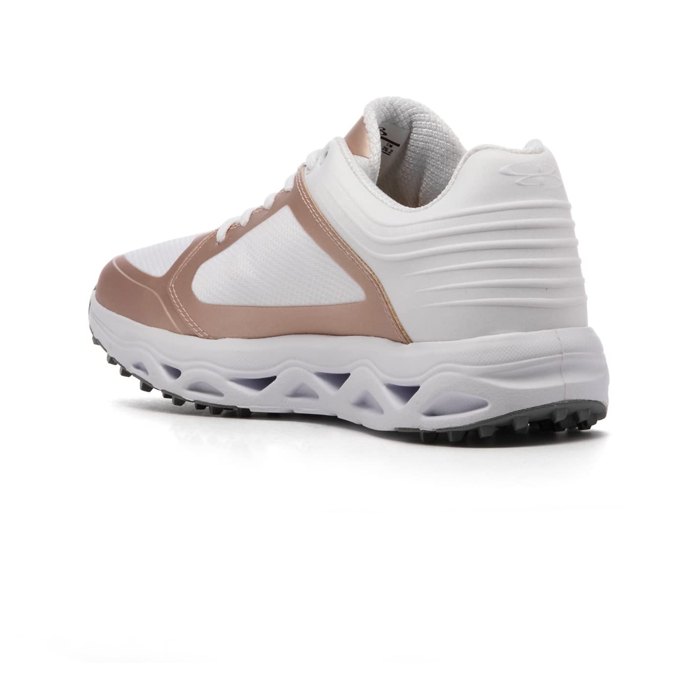 Boombah Women's Ballistic Select Turf White/White/Rose Gold - Size 8