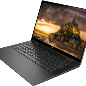 HP 2022 Newest Envy x360 2-in-1 Laptop, 15.6" Full HD Touchscreen, AMD Ryzen 7 5825U 8-Core Processor, 64GB RAM, 2TB SSD, Backlit Keyboard, HDMI, Wi-Fi 6, Windows 11 Home, Stylus Pen Included