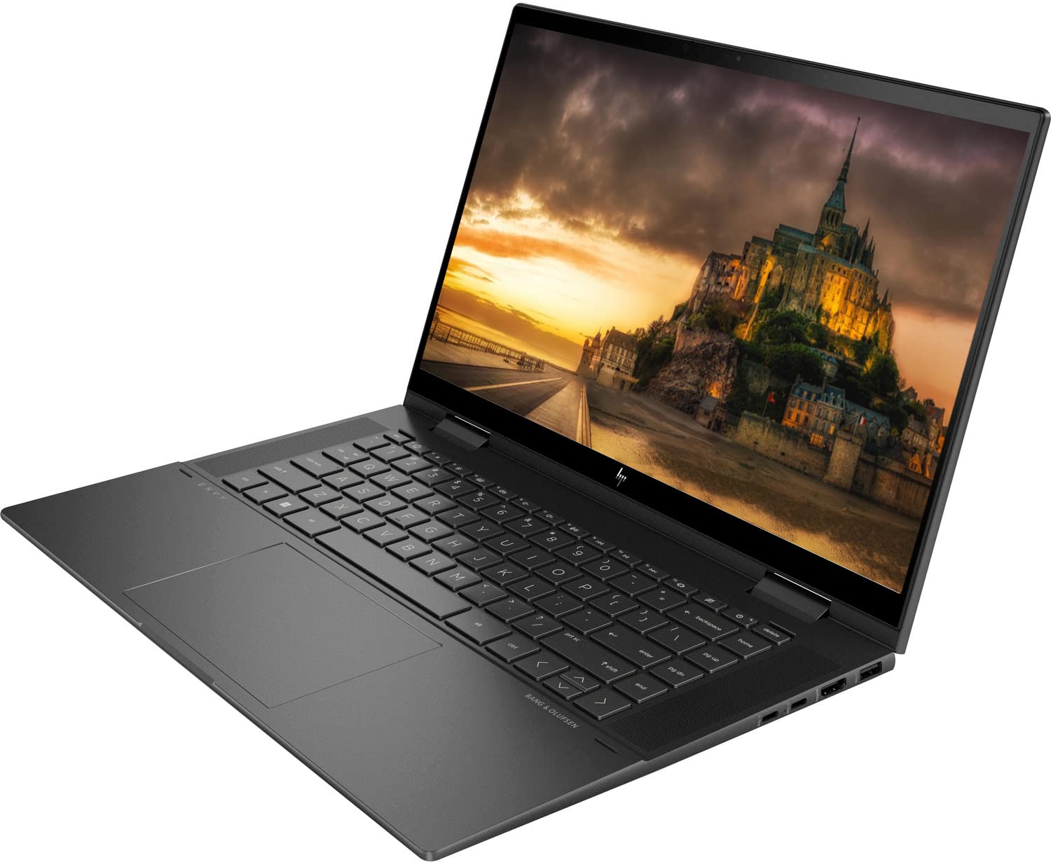 HP 2022 Newest Envy x360 2-in-1 Laptop, 15.6" Full HD Touchscreen, AMD Ryzen 7 5825U 8-Core Processor, 64GB RAM, 2TB SSD, Backlit Keyboard, HDMI, Wi-Fi 6, Windows 11 Home, Stylus Pen Included