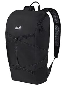 jack wolfskin jwp ultralight pack, black, one size