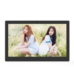 RAYPODO 13.3 inch Mount Monitor with Capacitive Touchscreen, Support Android and Linux System (White)