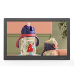 RAYPODO 13.3 inch Mount Monitor with Capacitive Touchscreen, Support Android and Linux System (White)