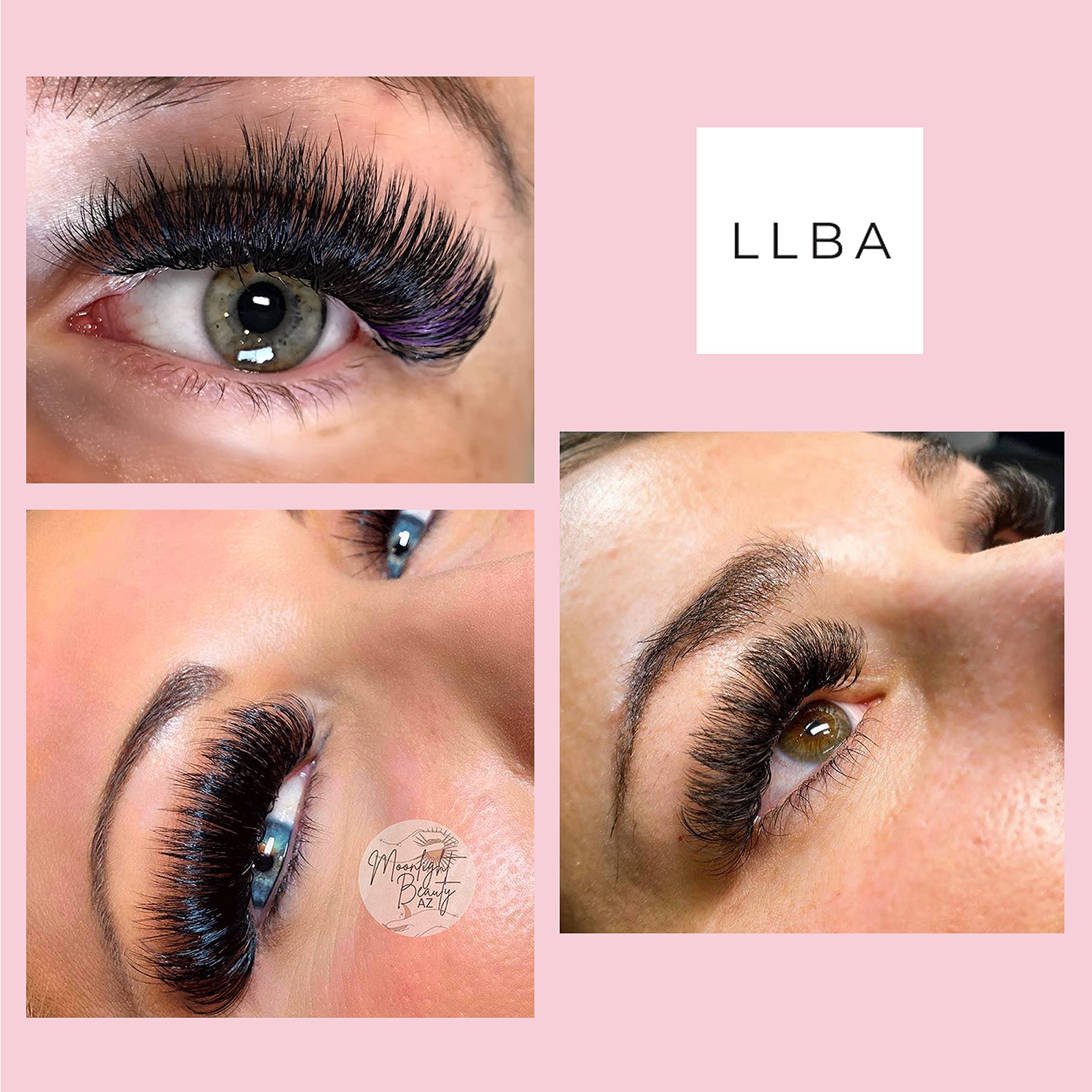 LLBA Promade Mix 750 Fans | Handmade Volume Eyelashes | Multi Selections From 5D To 12D | C CC D Curl | Thickness 0.03~0.1 mm | 9-18mm Length | Long Lasting | Easy Application 10D-0.03 D 11-12-13mm