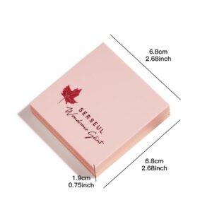 Serseul Highlighter Makeup Palette Highlighter Powder Glossy Glitter Highlight Makeup Palette come with mirror -Whtie Champagne