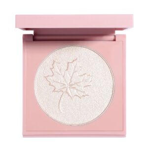 Serseul Highlighter Makeup Palette Highlighter Powder Glossy Glitter Highlight Makeup Palette come with mirror -Whtie Champagne