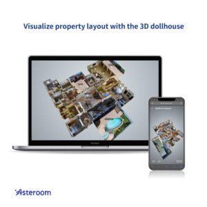 Asteroom 3D Virtual Tour Kit - Trisio 360 Camera with 8K HD Resolution Best for Real Estate Agents and Photographers.