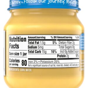 Gerber Natural for Baby 1st Foods Baby Food Jar (Corn)