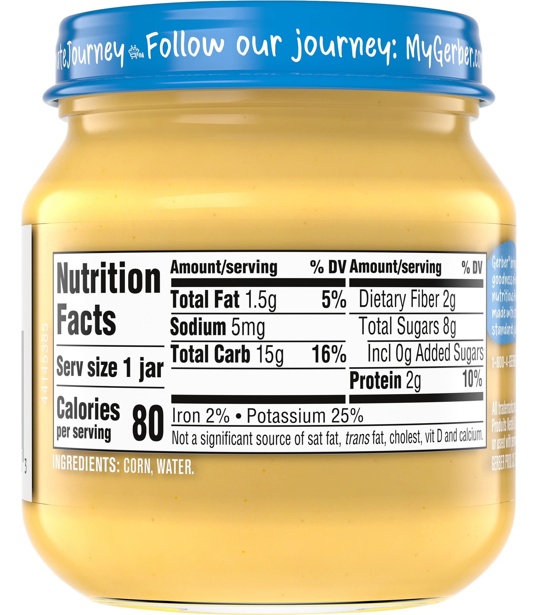 Gerber Natural for Baby 1st Foods Baby Food Jar (Corn)